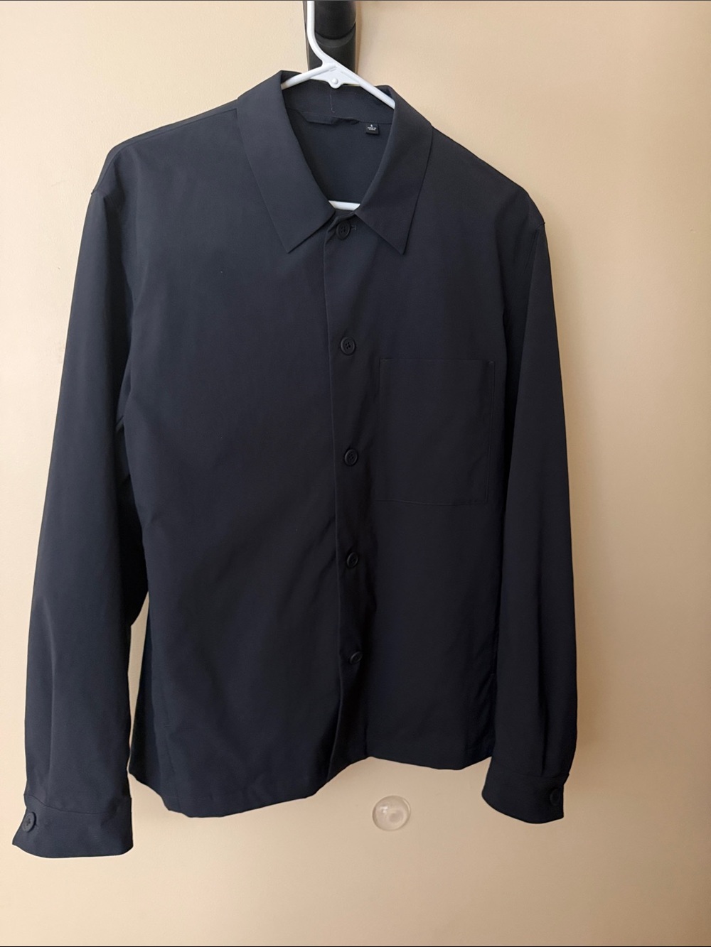 Uniqlo Men's Dark Navy Lightweight Shirt Jacket